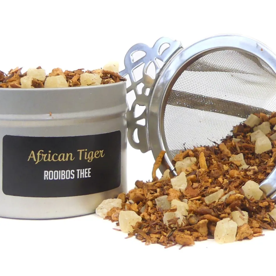 Discount African Tiger - Rooibosthee Cafeïnevrije / Theïne Vrije Thee | Zomer Thee
