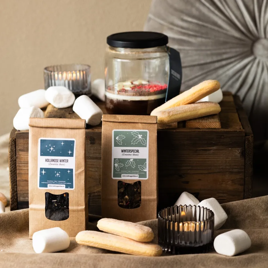 Outlet Cadeaupakket Chocolate Par-tea Chocoladefondue | Theepakket