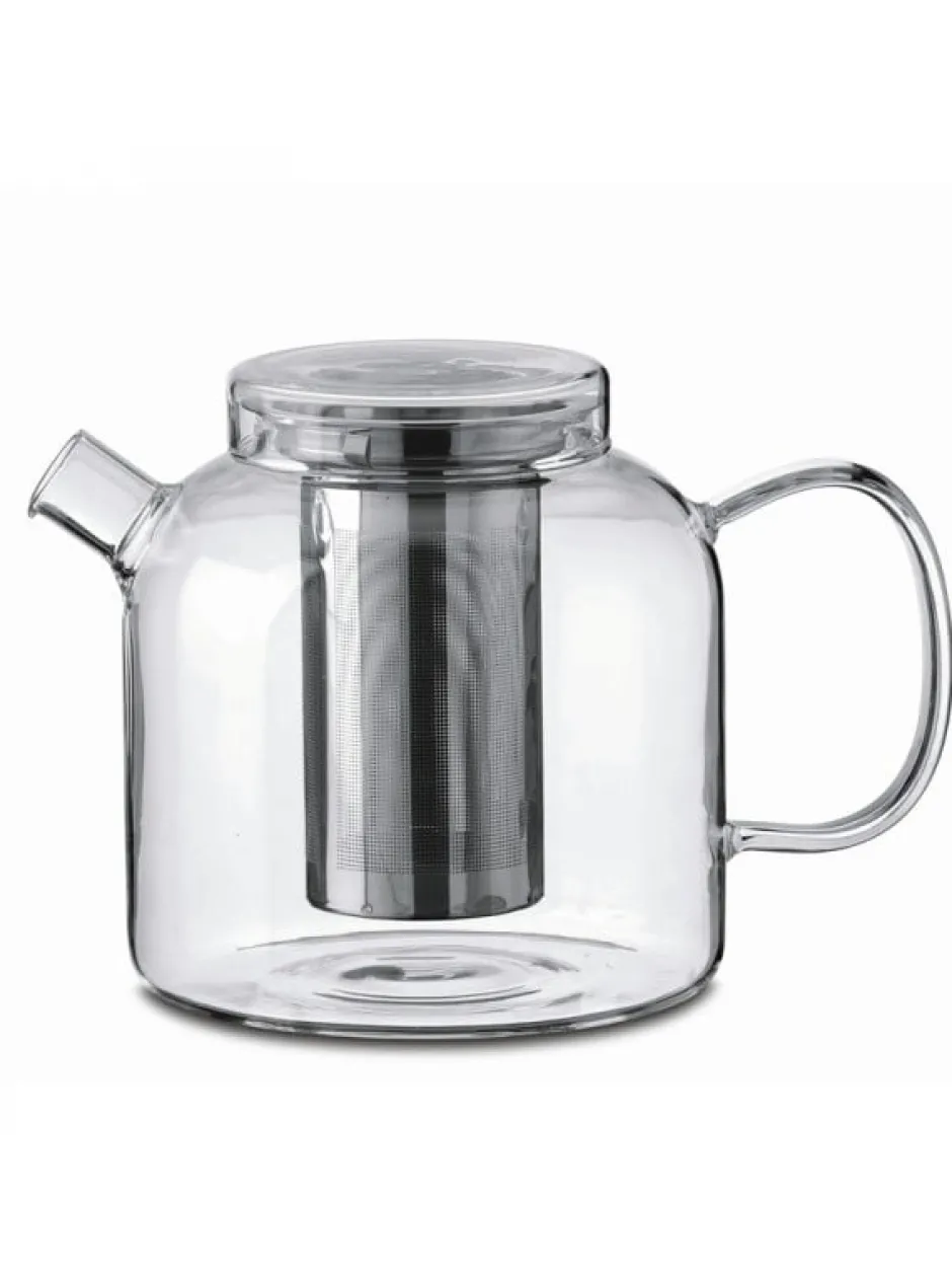 Outlet Calippo Glazen theepot met zeef 1,5L Theepotten | Theebloemen