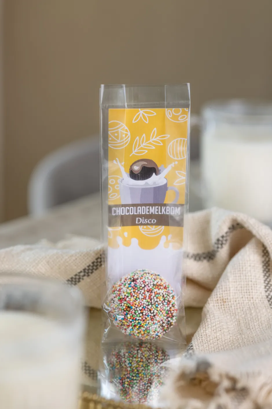Hot Chocoladebom met paasverpakking - disco Chocolademelkbom (choco Bombs)