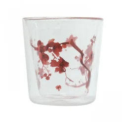 Clearance Dubbelwandig glas Cherryblossom Lyn Teaeve Dubbelwandige Mokken | La Rochère Theeglas En Glaswerk