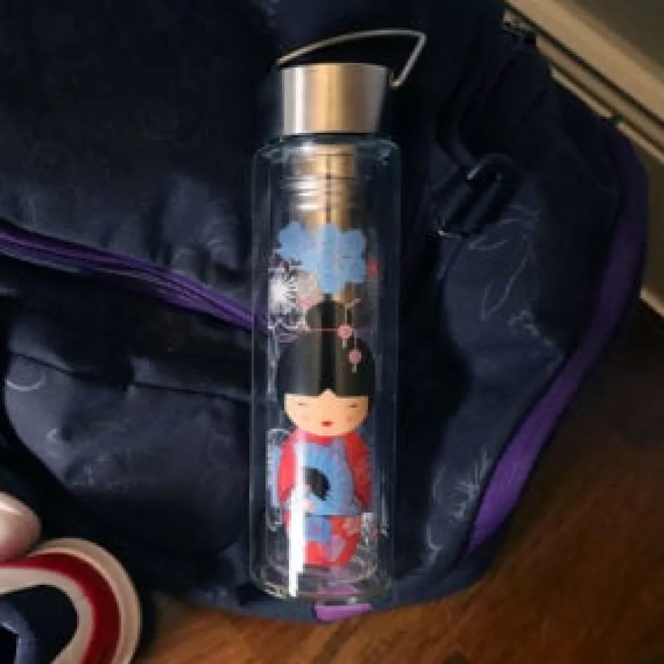 Fashion Flow tea Thermosfles FlowTea 'Geisha' Theefilters | Glazen Thermosflessen FlowTea
