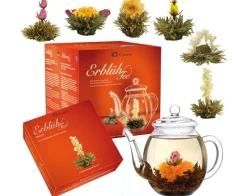 New Geschenkset: Theepot + theebloemen Theepotten | Theebloemen