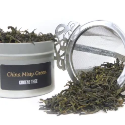 Outlet 100 gram China Misty Green groene losse thee Pure Thee | Winter Thee