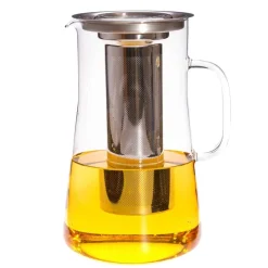 Hot Grote glazen theepot 2,5 liter Theepotten