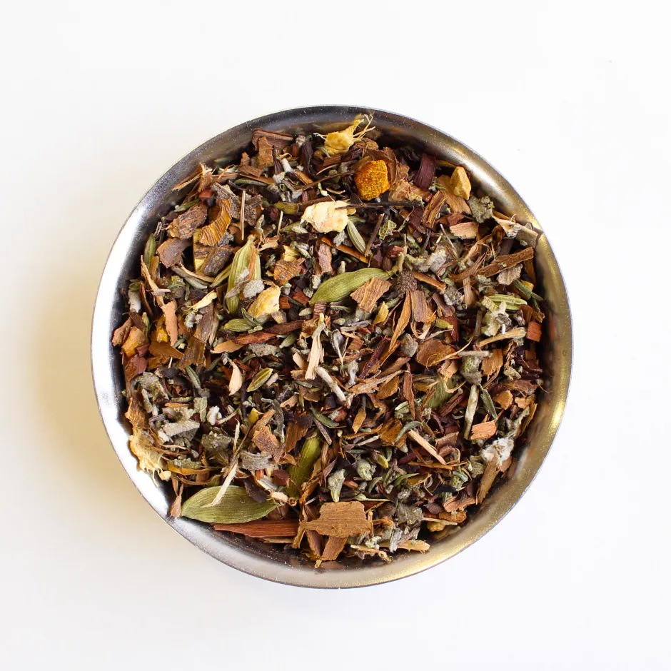 New In je kracht ayurvedische kruiden thee Kurkuma Thee | Kruidnagel Thee
