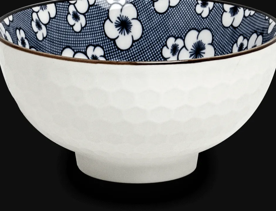 Best Kommenset blauw wit Porselein Servies