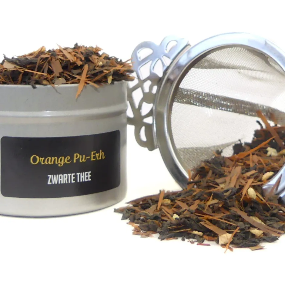 Clearance Orange Pu-Erh - Zwarte thee Stoelgang Thee | Afslank Thee