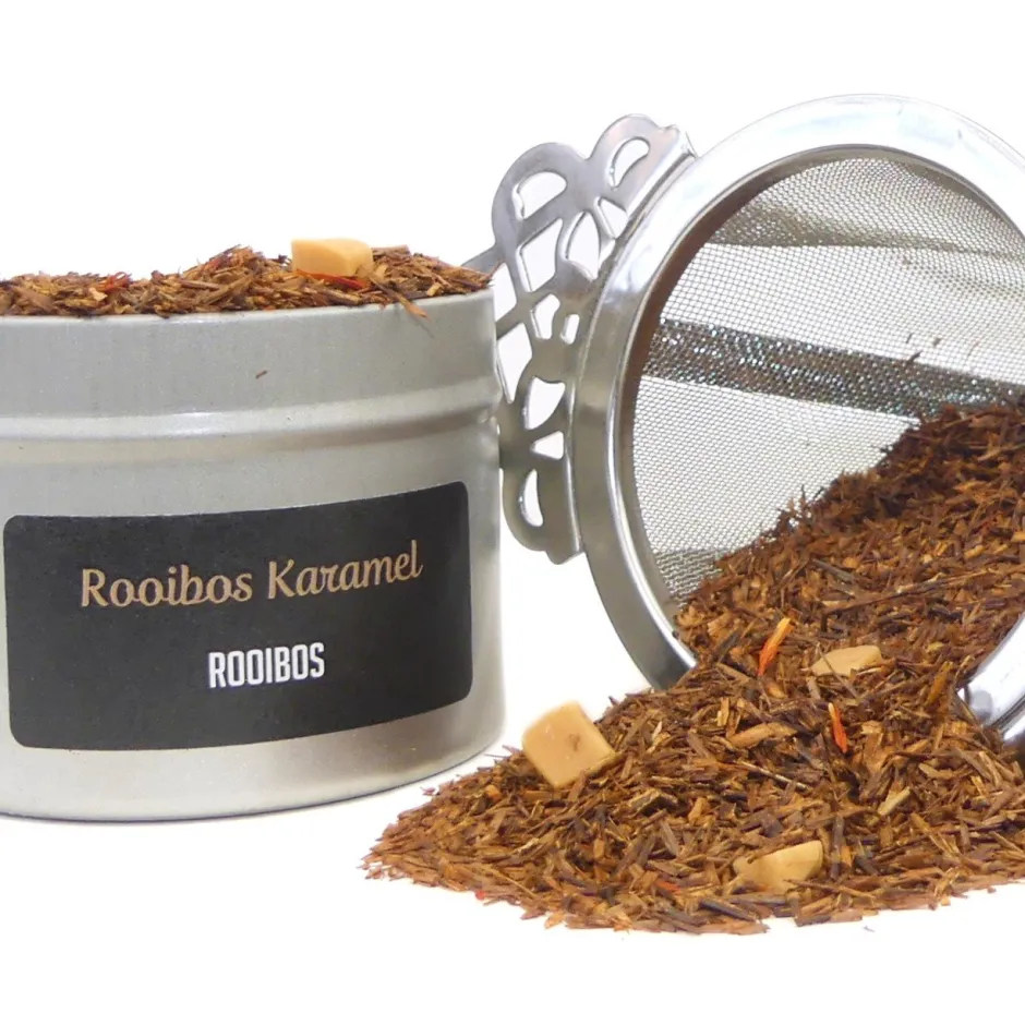New Rooibos karamel Cafeïnevrije / Theïne Vrije Thee | Herfst Thee