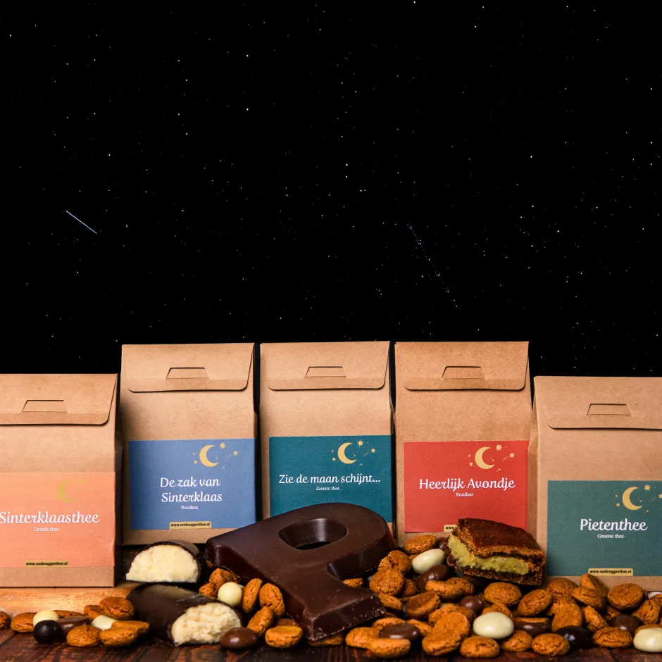 Fashion Sinterklaas cadeauset losse thee Thee Gift Set