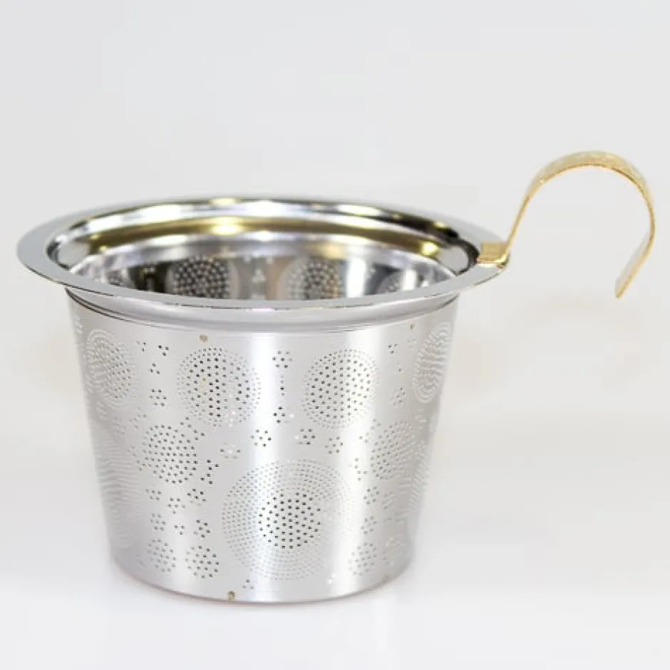New Tea eve roze metal mok Teaeve Dubbelwandige Mokken