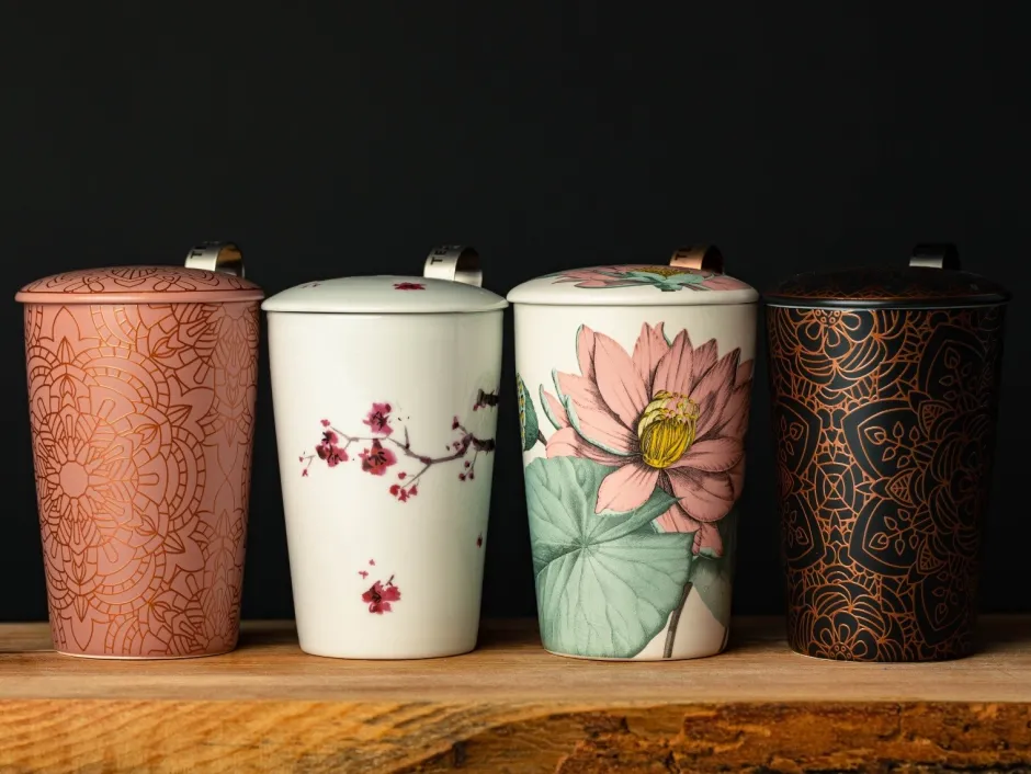 Online Tea Eve theebeker Mandala Theebekers Met Zeef | Teaeve Dubbelwandige Mokken