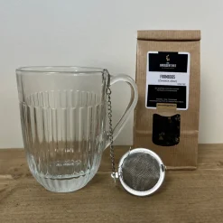Clearance Thee geschenkset met glas - Ouessant La Rochère Theeglas En Glaswerk | Theepakket