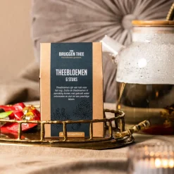 Hot Theebloemen mix van 6 smaken Theebloemen | Zomerse Thee Cadeaus