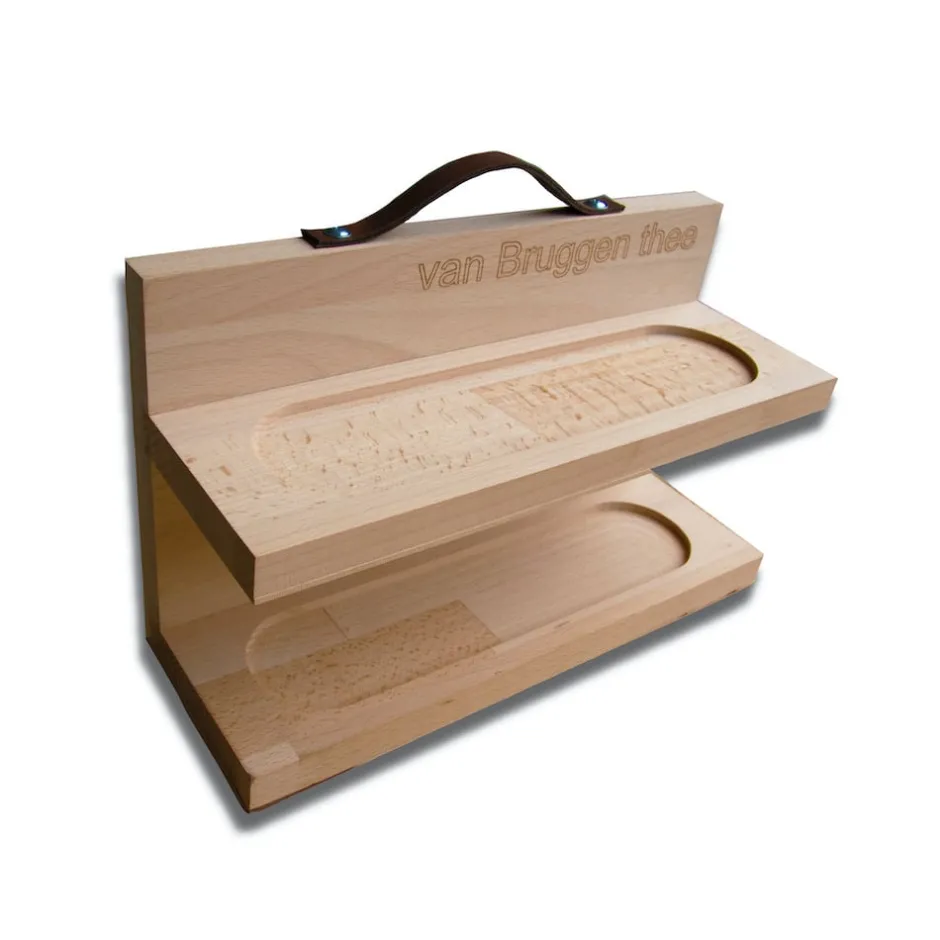 Fashion Theedrager (niet gevuld) beukenhout Theeplank Niet Gevuld | Theeplanken