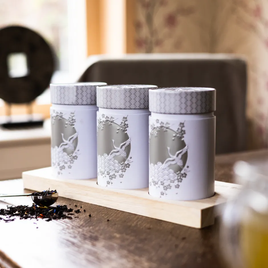 Fashion Theeplank Komorebi wit Bewaarblikken Eigenart | Theeplanken