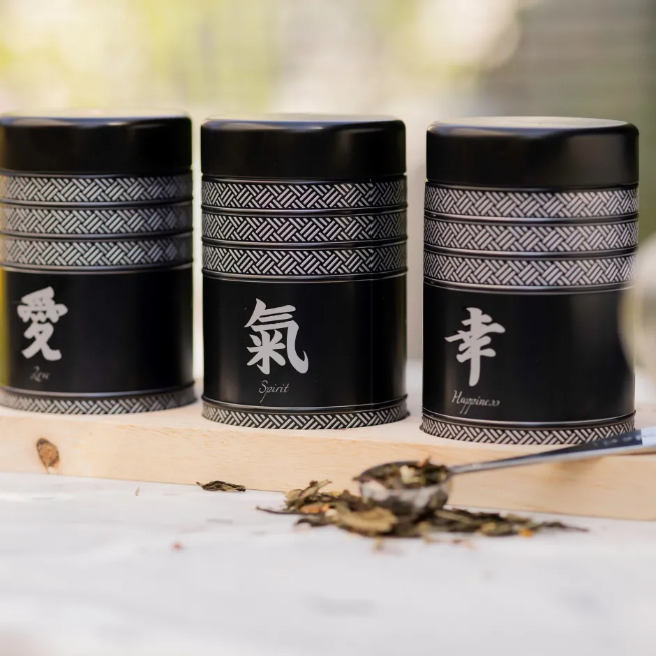 Fashion Theeplank Kyoto Black Bewaarblikken Eigenart | Theeplanken