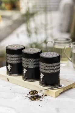 Fashion Theeplank Kyoto Black Bewaarblikken Eigenart | Theeplanken