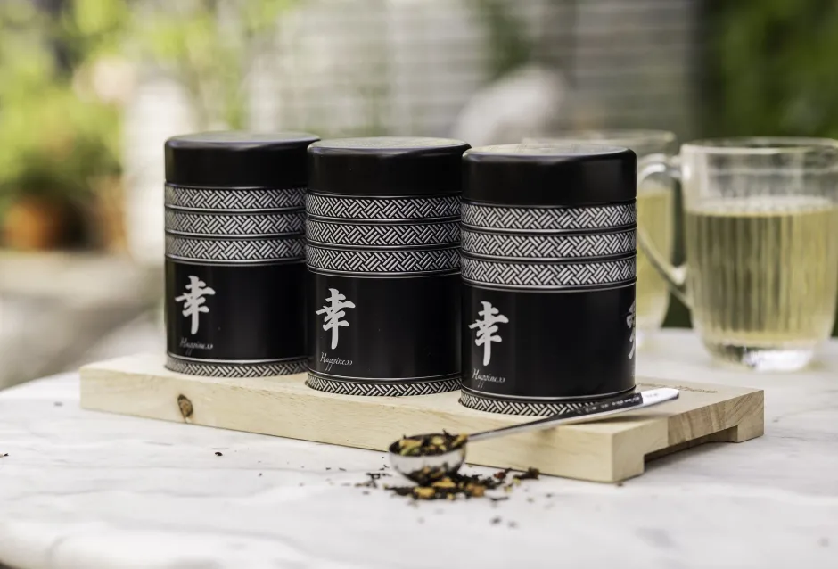 Fashion Theeplank Kyoto Black Bewaarblikken Eigenart | Theeplanken