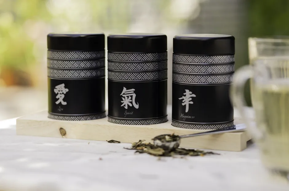 Fashion Theeplank Kyoto Black Bewaarblikken Eigenart | Theeplanken