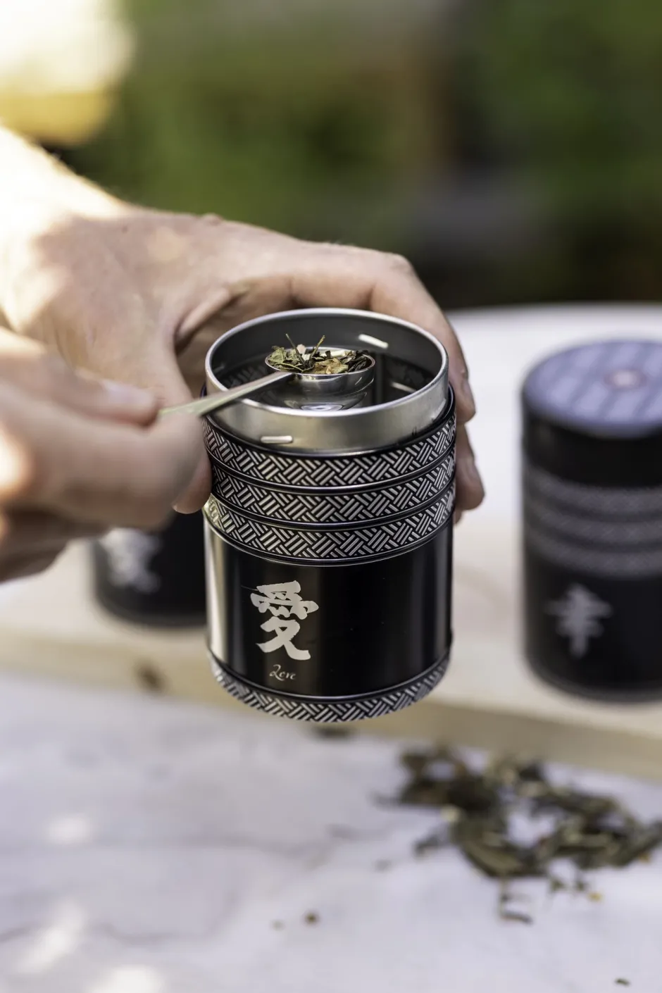 Fashion Theeplank Kyoto Black Bewaarblikken Eigenart | Theeplanken