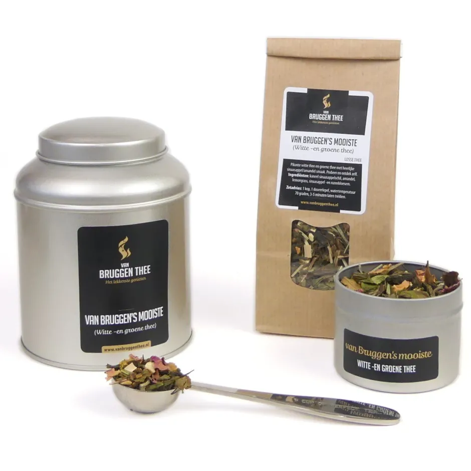 Best van Bruggens Mooiste witte en groene thee Rozenbottel Thee | Herfst Thee