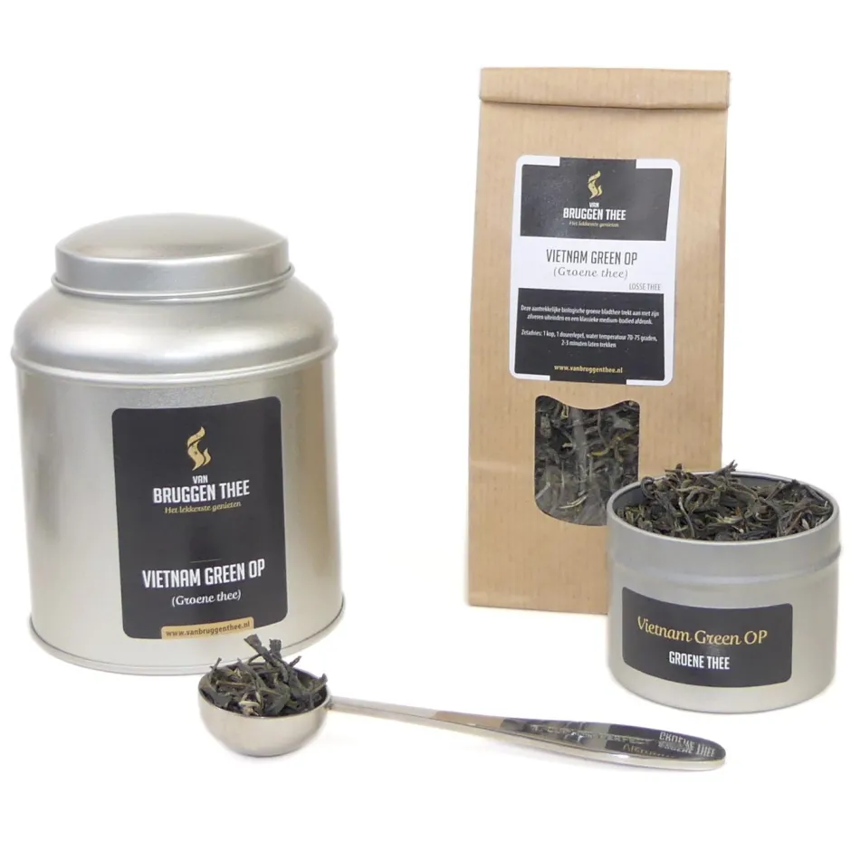 Hot Vietnam Green OP groene losse thee Pure Thee