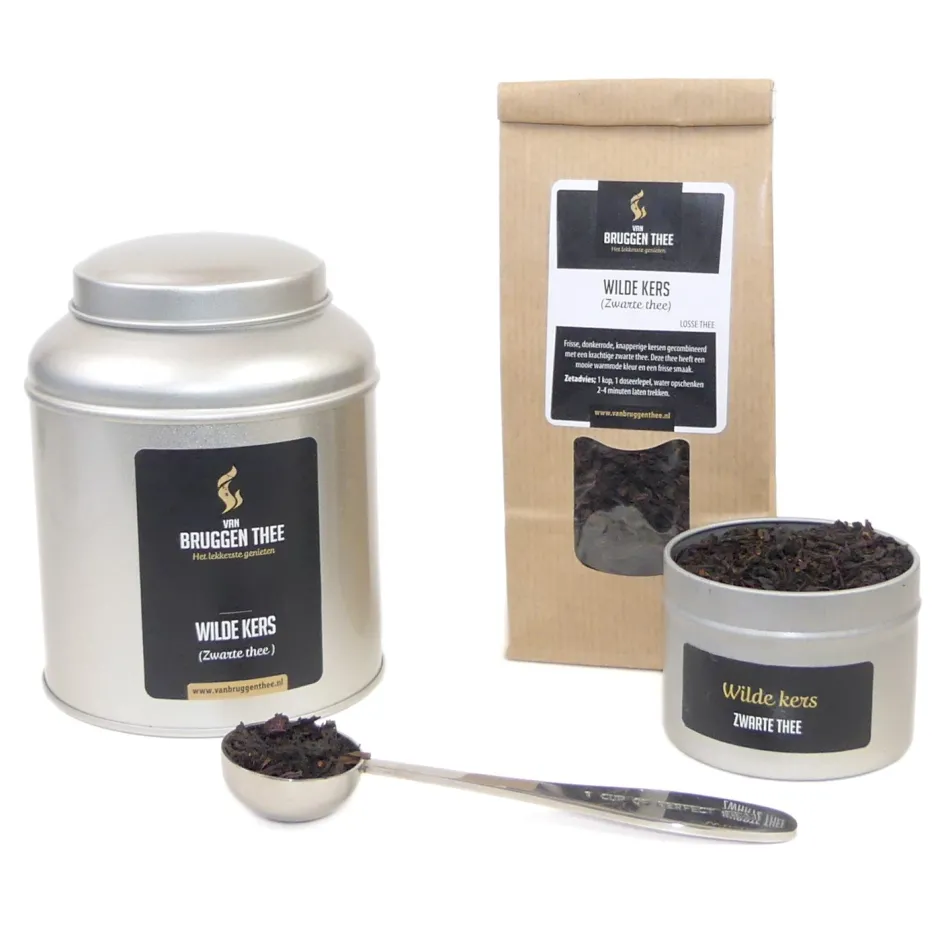 Fashion Wilde kers - Zwarte thee Winter Thee