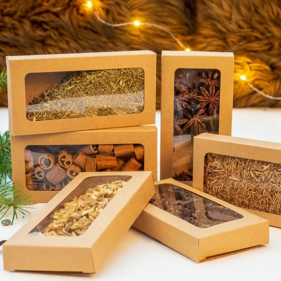 Fashion Winterse kruidenthee brievenbus cadeau Theepakket | Steranijs Thee