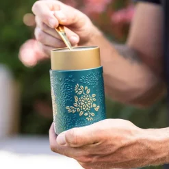 Best Yumiko Petrol Theeblik Bewaarblikken Eigenart | Blik Rond