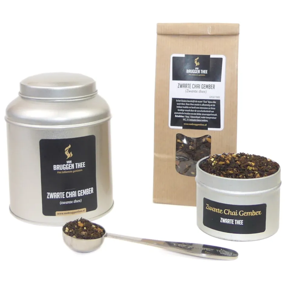 Online Zwarte Chai Gember - Zwarte thee Stoelgang Thee | Chai Thee